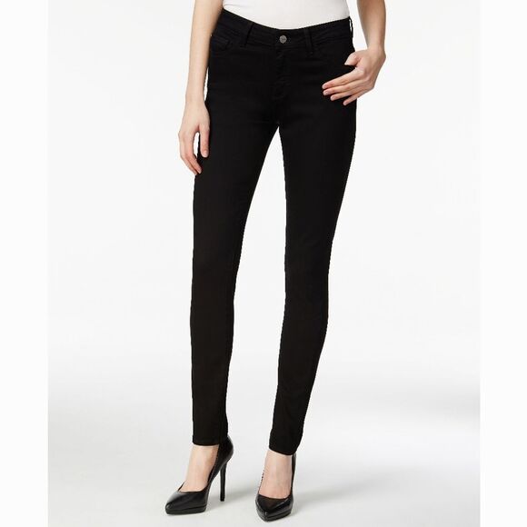 New! M1858 New York Kristen Skinny Black Jeans Size 4/27 Mid-Rise Jeans Denim - Picture 2 of 3